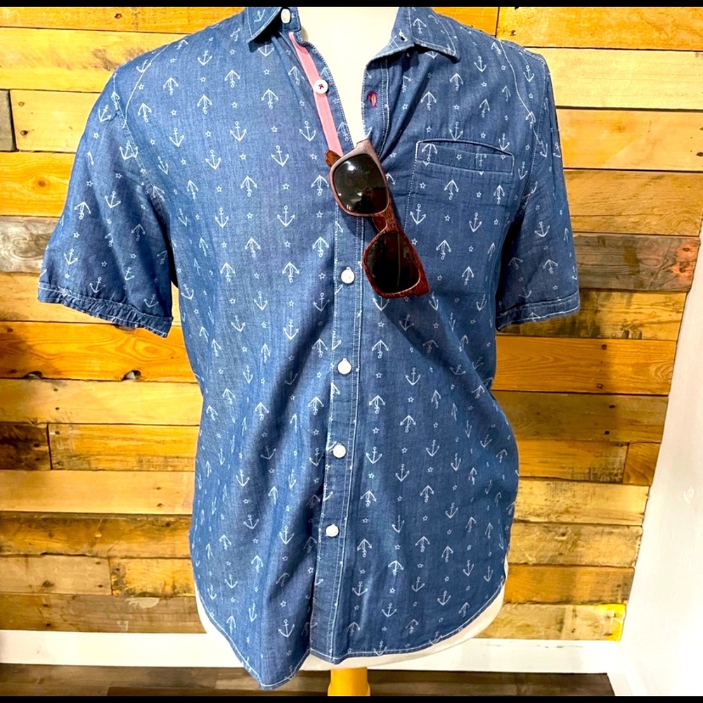 7 Diamonds Denim Anchor Shirt